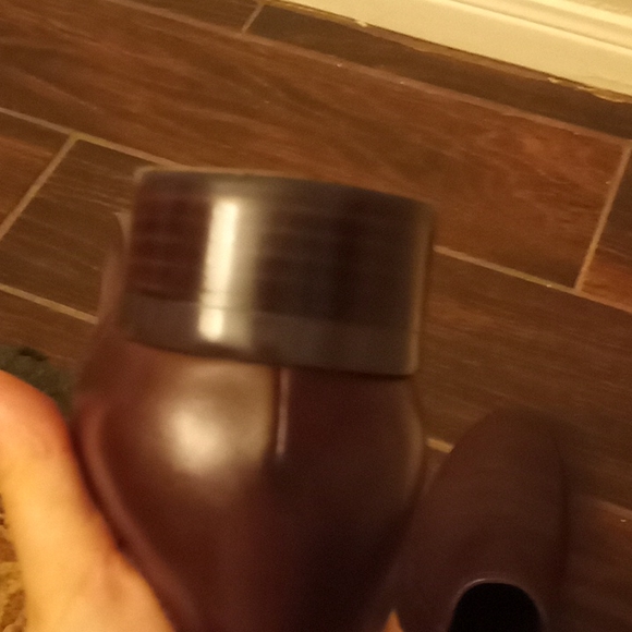 NATURALIZER Royal brown leather bootie sz 8 wide - Picture 15 of 15